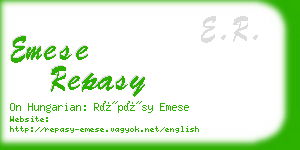 emese repasy business card